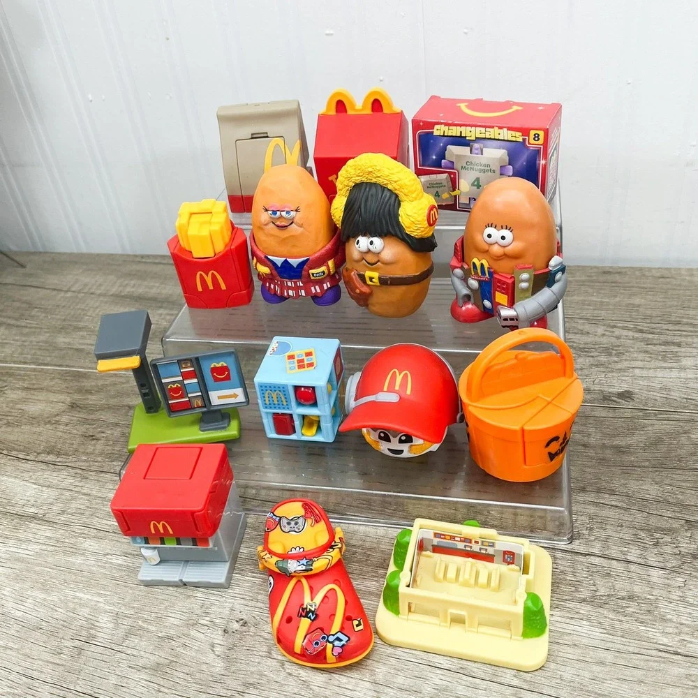 Vintage McDonalds Happy Meal Toy Lot McNugget Buddies Changeables 12pc